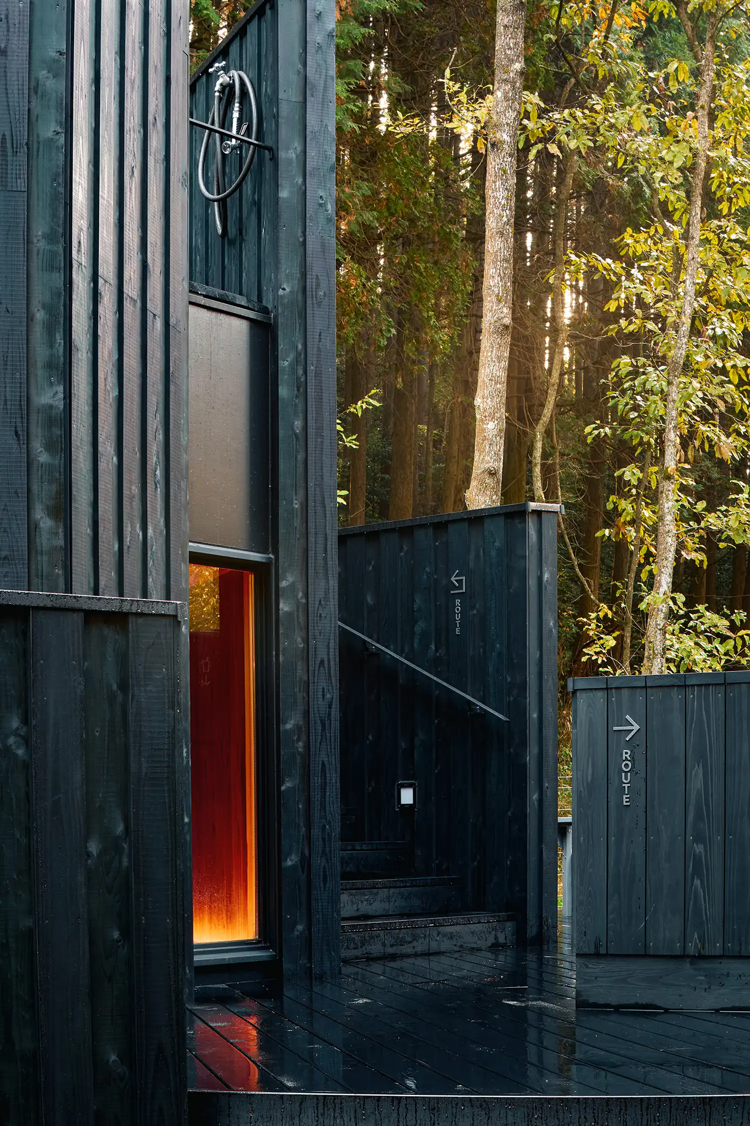 OND SAUNA by Amane Archi: Forest-Integrated Timber Sauna | Japan Design