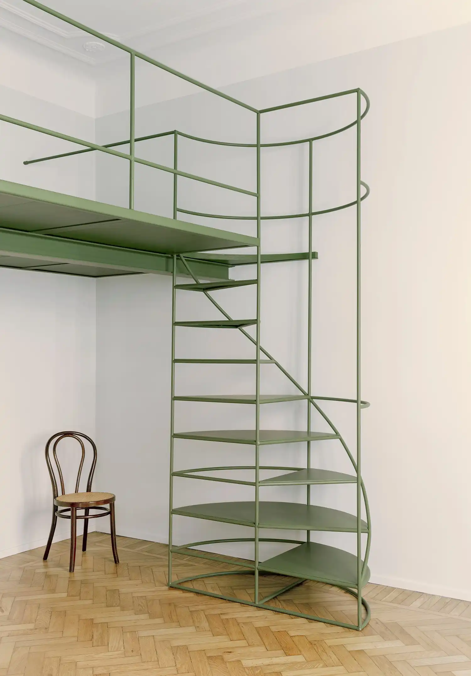 SOLUM Studio’s Milan Apartment: Lightweight Mezzanine in Historic Renovation