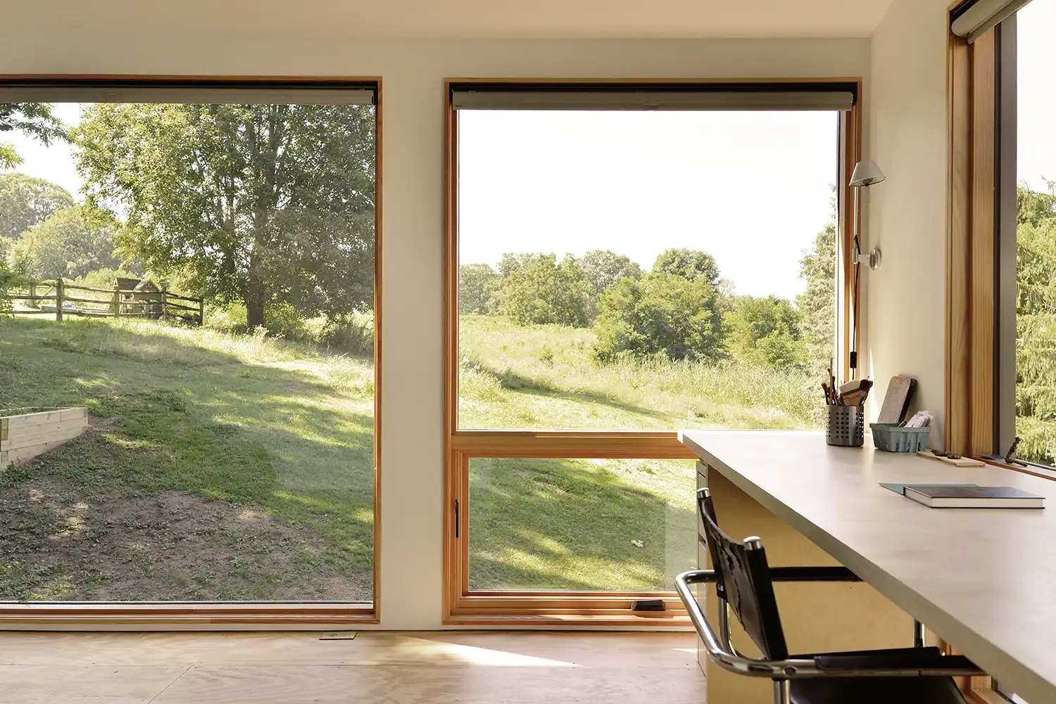 Ballman Khapalova Designs Anchorage Road Artist Studio in Hudson Valley