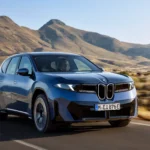 All-new BMW iX3 Neue Klasse electric SAV in motion, showcasing its revolutionary design and panoramic digital cockpit.