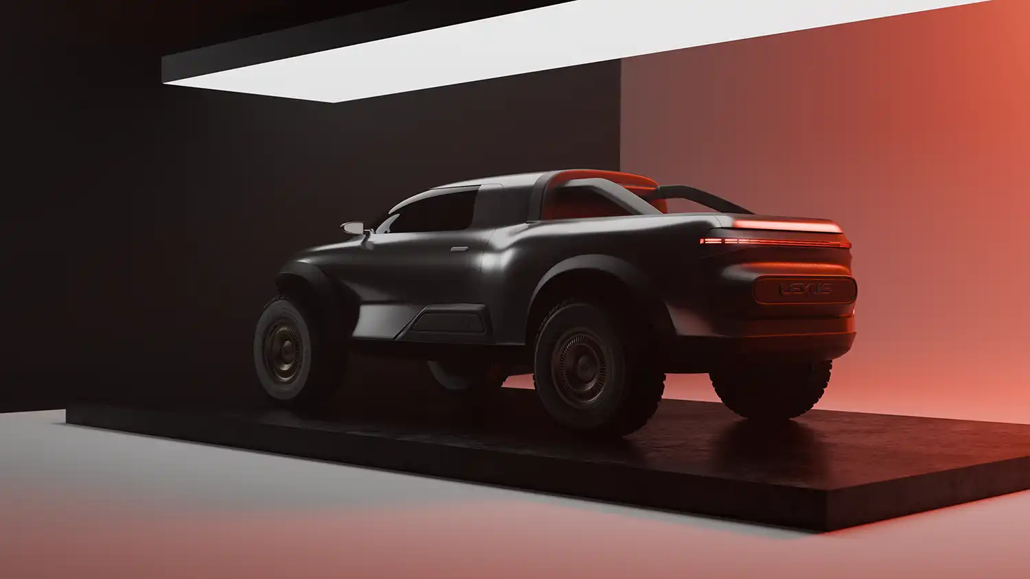 Lexus EX Concept: A Luxury Pickup Truck Design Study by Seabrook Studio/