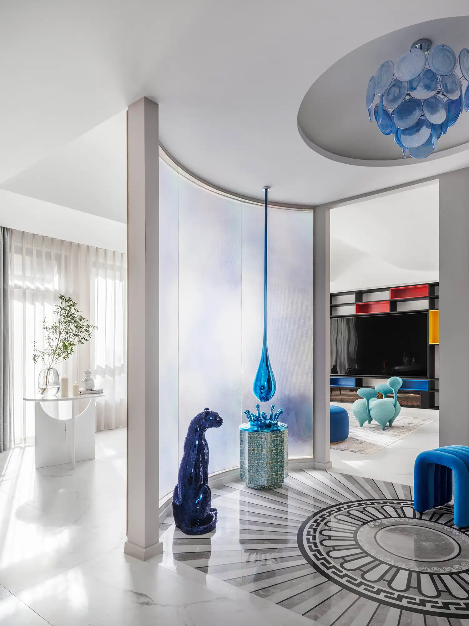 Mondrian Palette Residence by Xia Fu | Shangceng Design | Art-Inspired Beijing Home