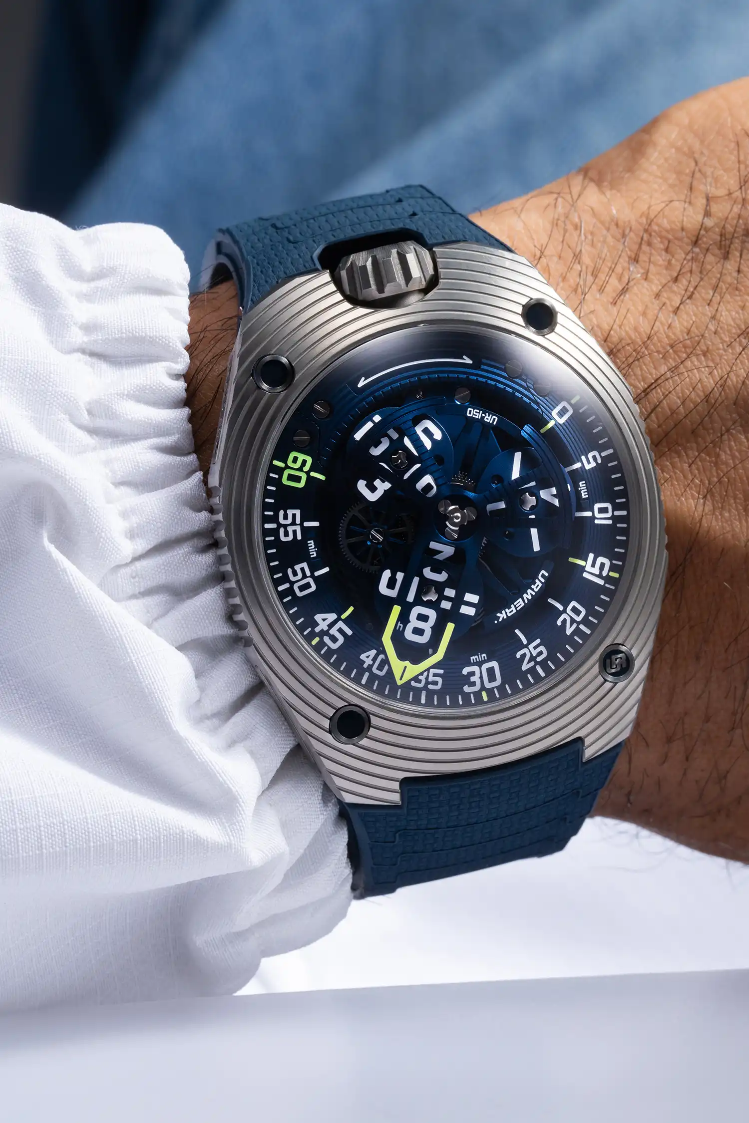 URWERK UR-150 Blue Scorpion: A Kinetic Art Masterpiece in Watchmaking