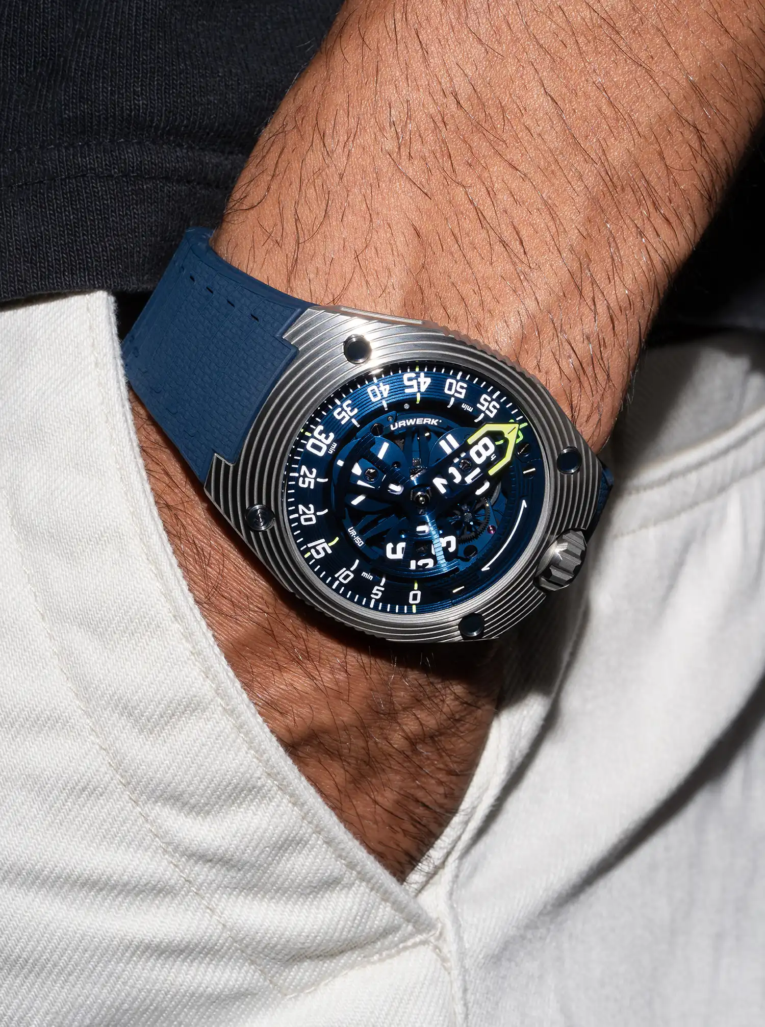 URWERK UR-150 Blue Scorpion: A Kinetic Art Masterpiece in Watchmaking
