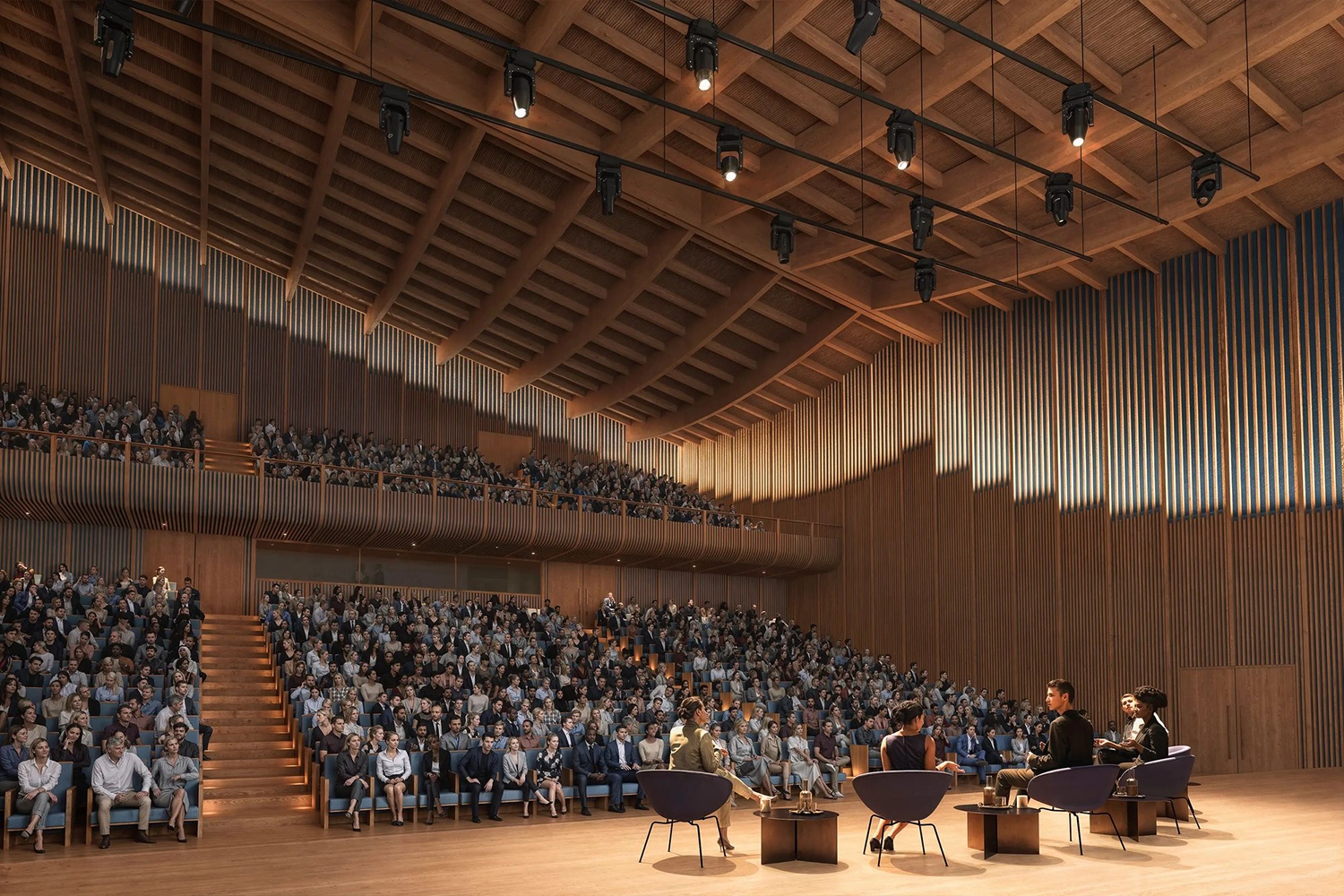 BIG Architects’ Sustainable 'The Sail' Timber Congress Center in Rouen