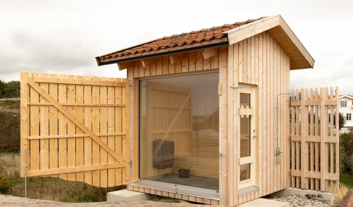 HelgessonGonzaga Sauna Sövall Grebbestad Sweden untreated timber rocky coast sustainable architecture