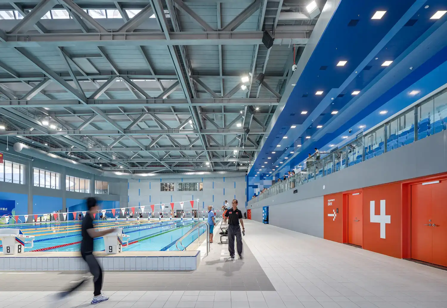 Hushan Sports Park Swimming Center by LYCS Architecture | Parametric Design & Civic Space