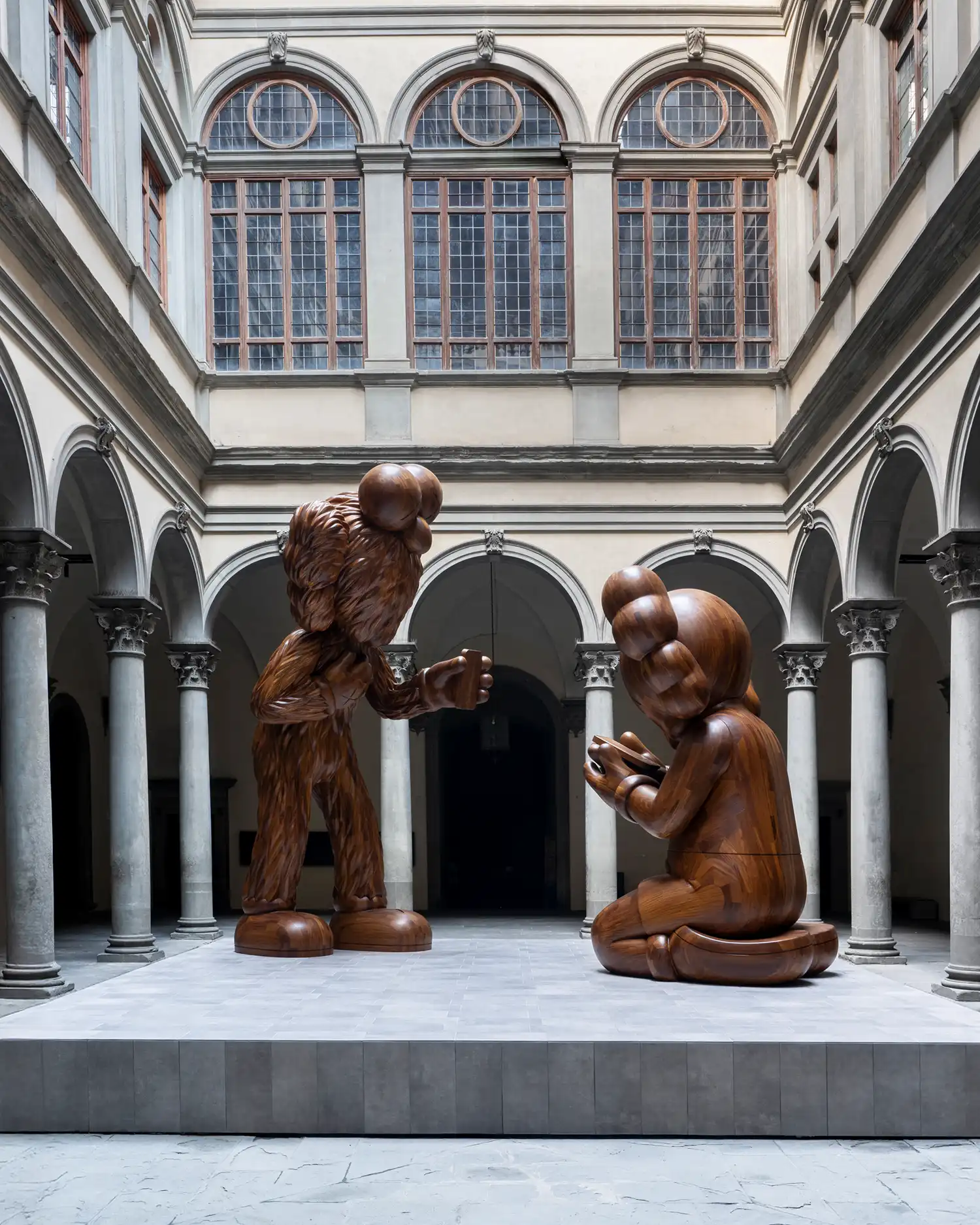 KAWS The Message Installation at Palazzo Strozzi in Florence