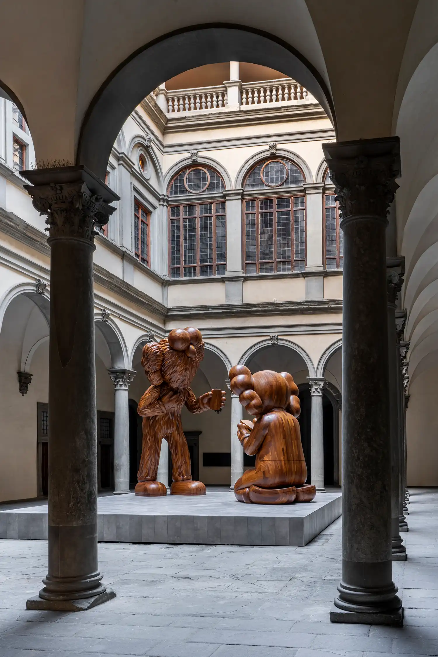 KAWS The Message Installation at Palazzo Strozzi in Florence