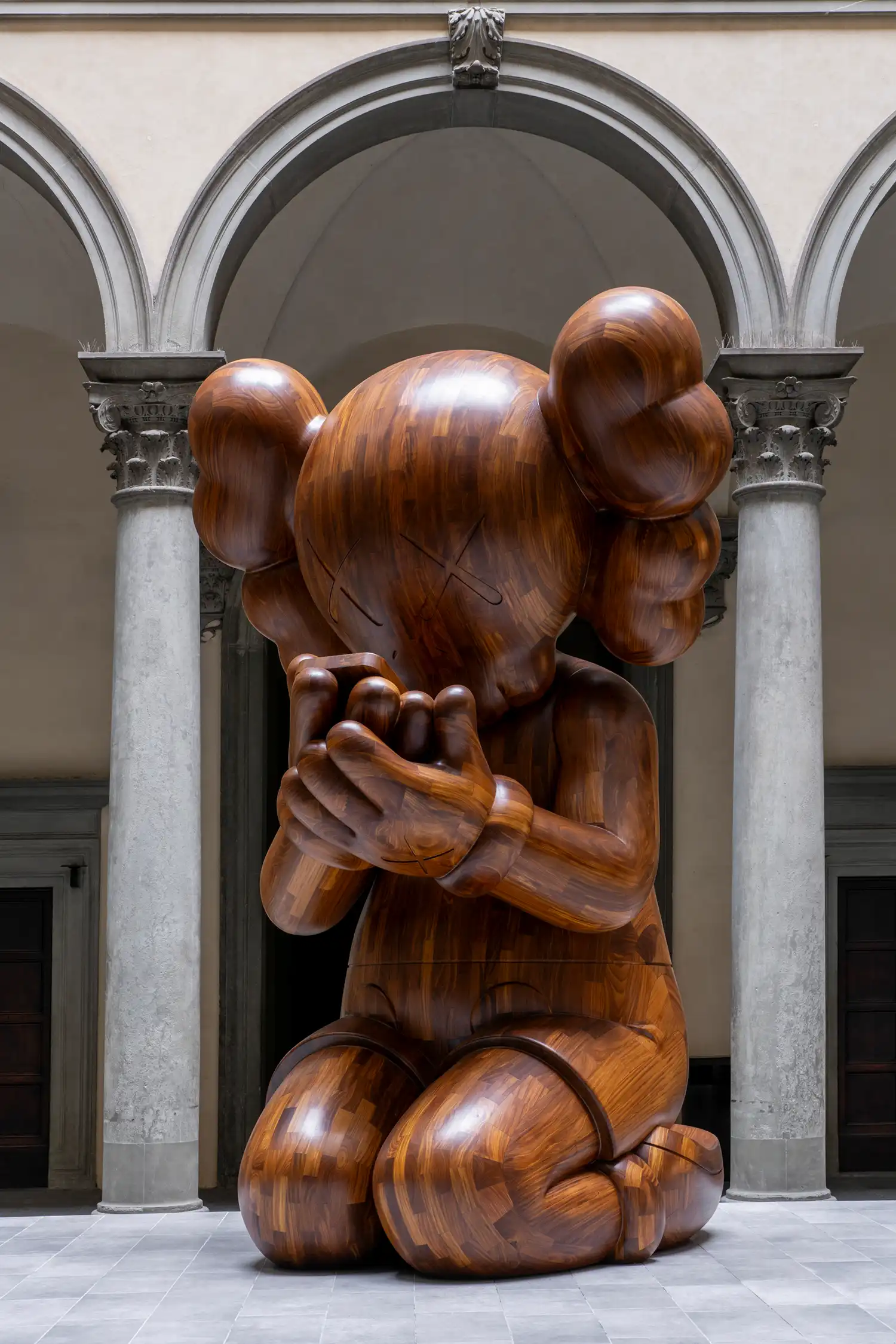 KAWS The Message Installation at Palazzo Strozzi in Florence