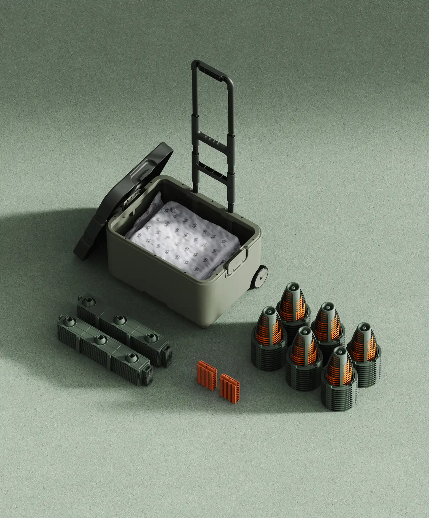 LAYER x MAZZU Foam-Free Modular Camping Mattress