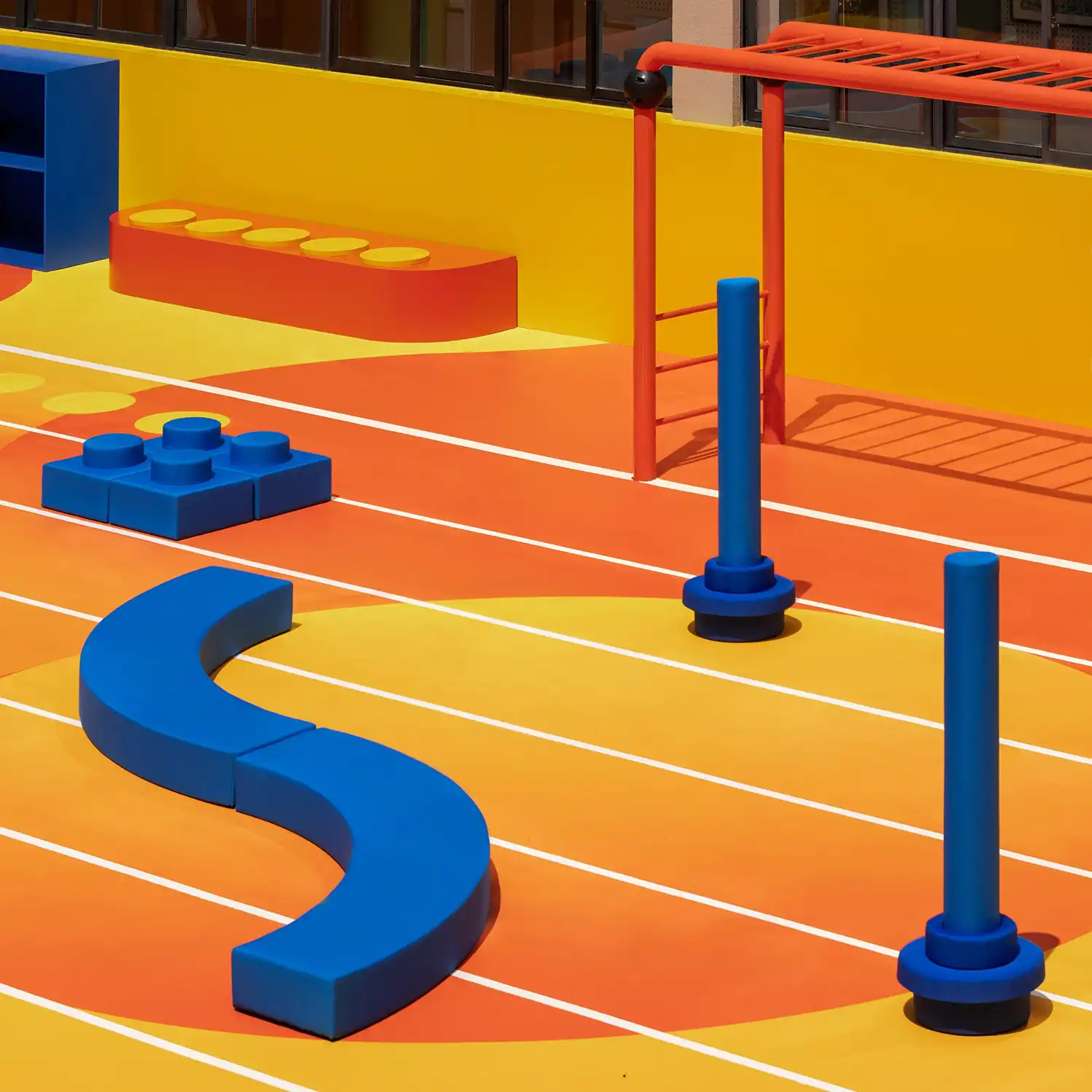 LEGO & Nike Unveil Modular, Sustainable Playground in Shanghai Designed by OLA Shanghai