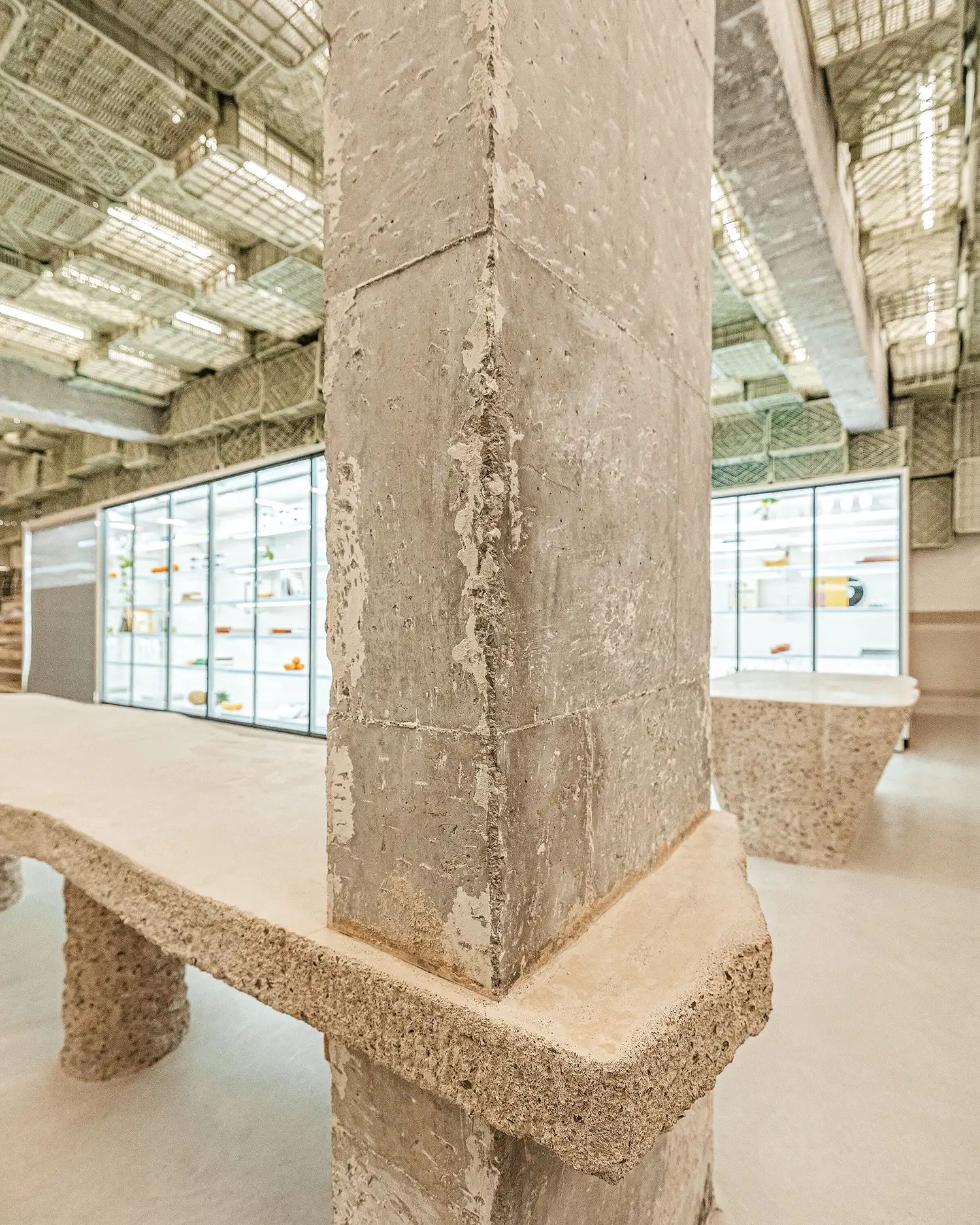 Plastic Box: Minimal Studio Blends Brutalism & Recycled Design