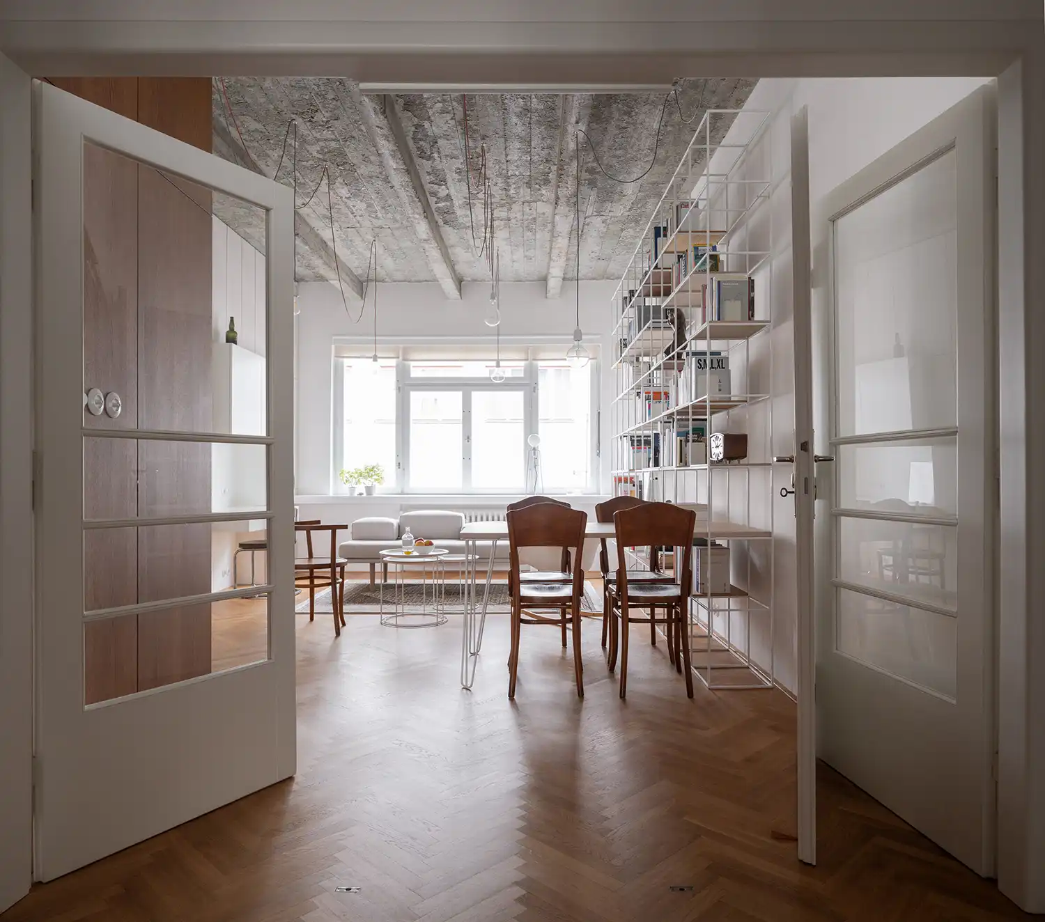 Functionalist Finesse: Prague Apartment Renovation by Martin Cenek Architecture