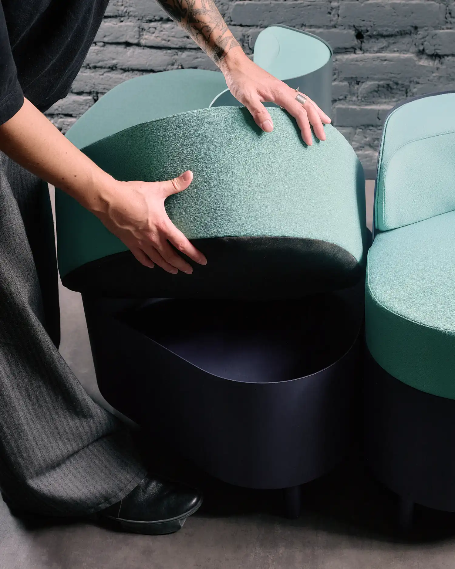 Seabrook Studio Recycles IQOS Waste into Modular Seating