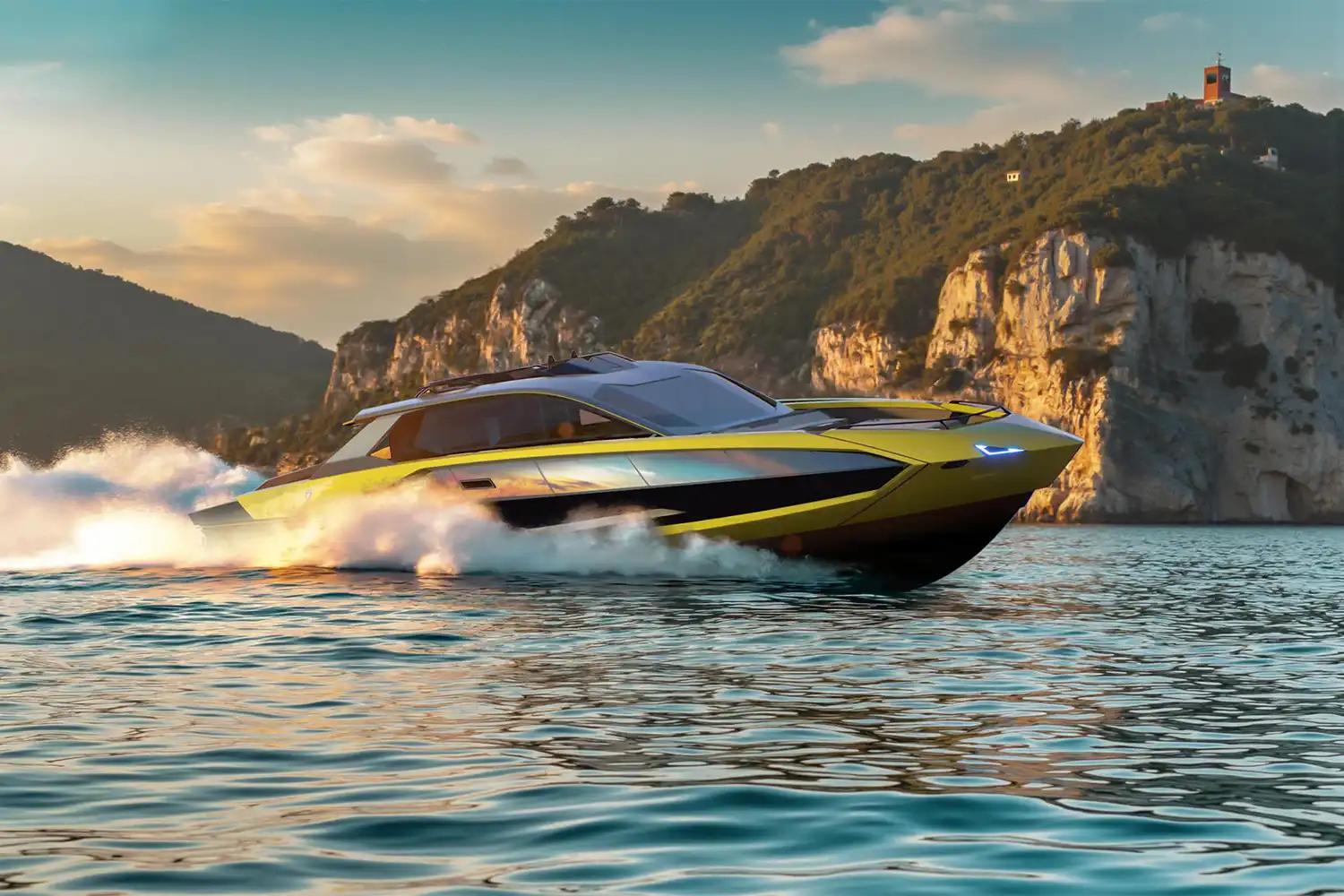 Tecnomar for Lamborghini 101FT: Supercar DNA Meets Nautical Design & 45-Knot Performance