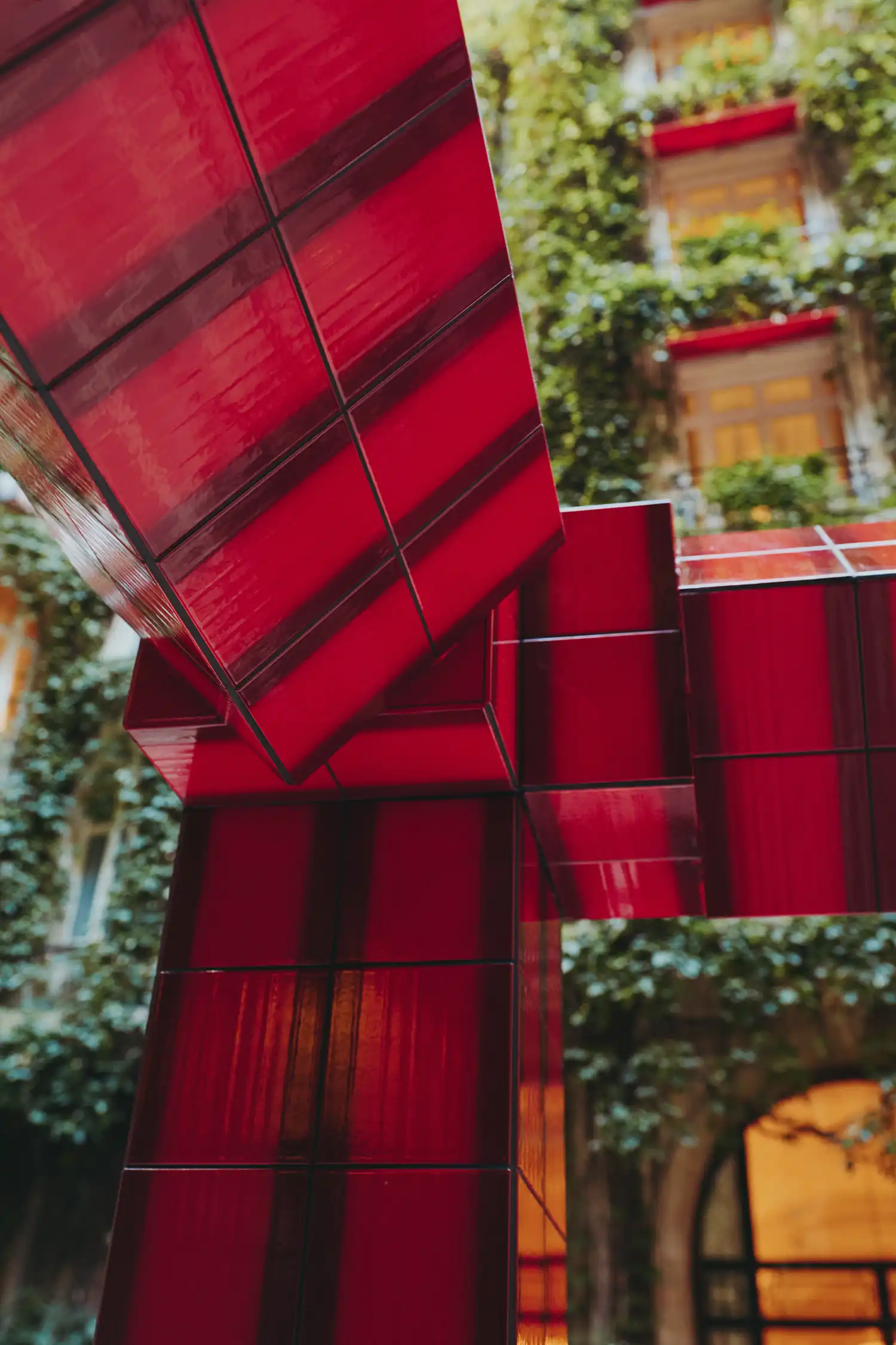 Uchronia’s Daybed at Plaza Athénée: Palet Ceramic Tiles