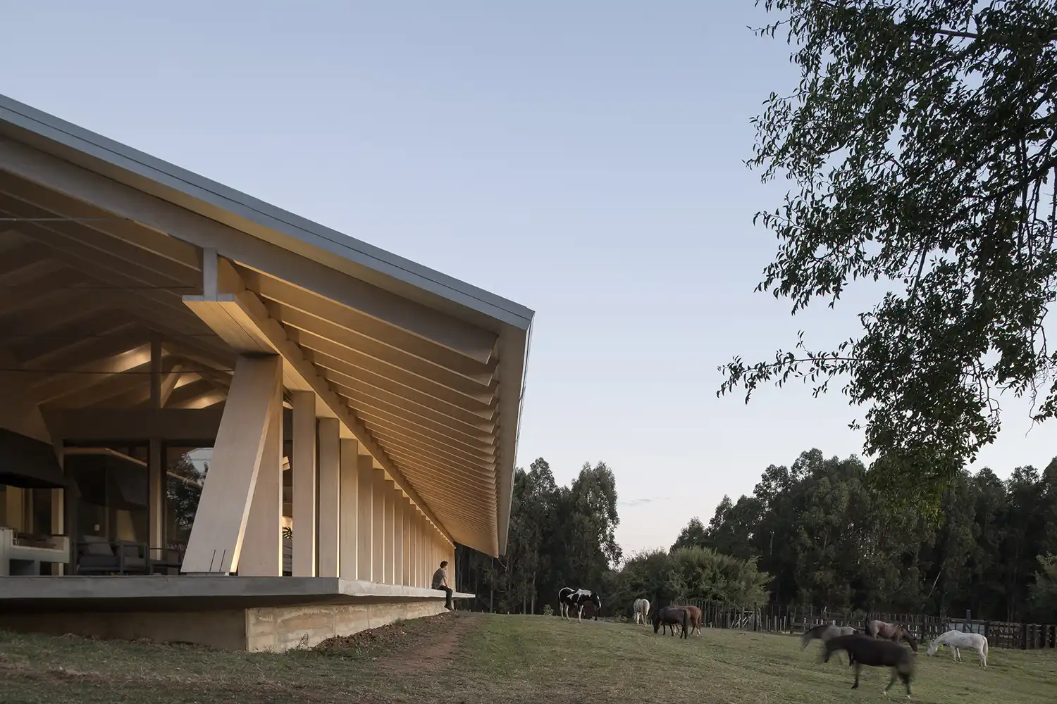 Casa Caballete: Prefabricated Timber Home in Florida, Uruguay