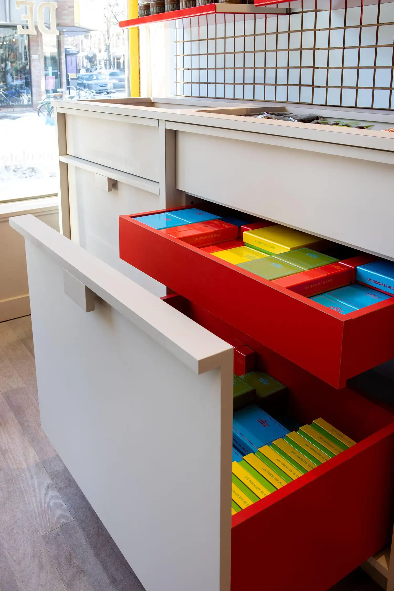 ADHOC's Modular Design for Montreal's Les Chocolats de Chloé