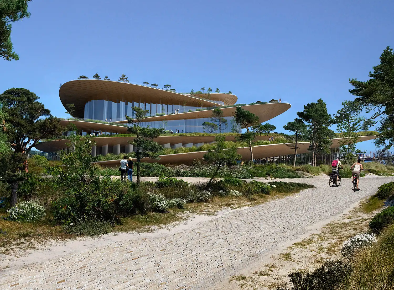 BIG's Hamburg State Opera is a Terraced Public Landscape