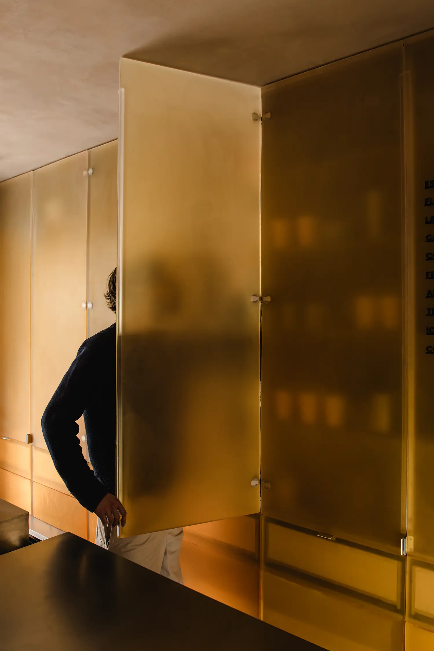 EBBA: Dark Timber Espresso Bar Interior in Holborn, London