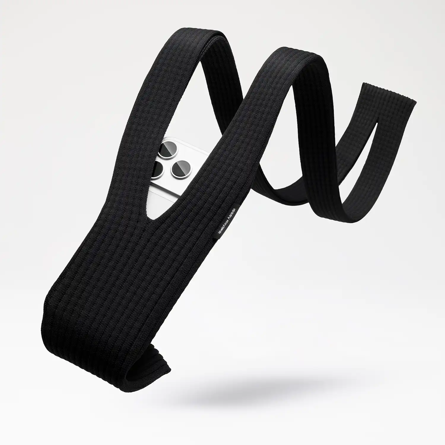ISSEY MIYAKE & Apple: 3D-Knitted iPhone Pocket Accessory Unveiled