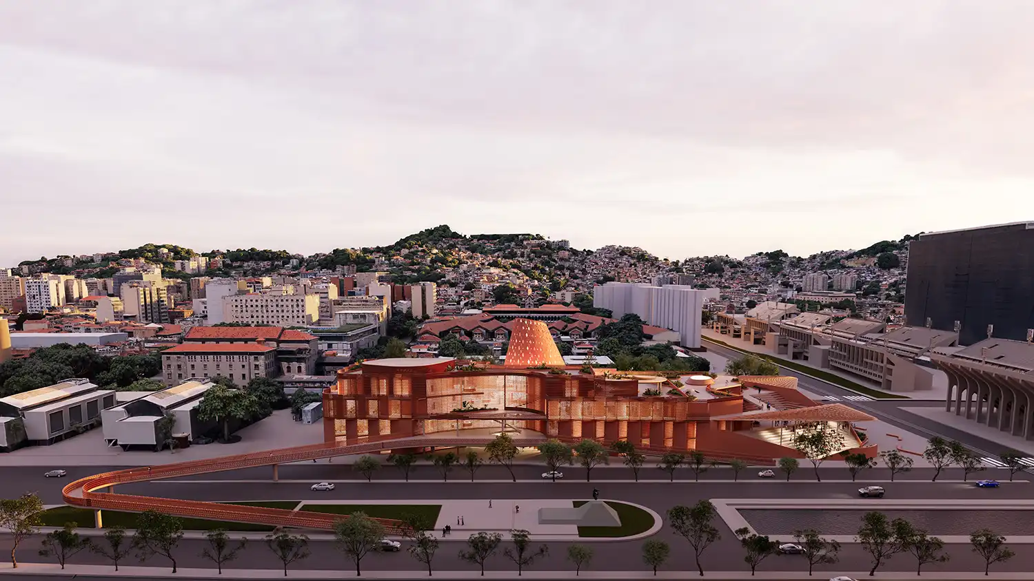 Kéré Architecture Reveals Major Rio de Janeiro Public Library Design