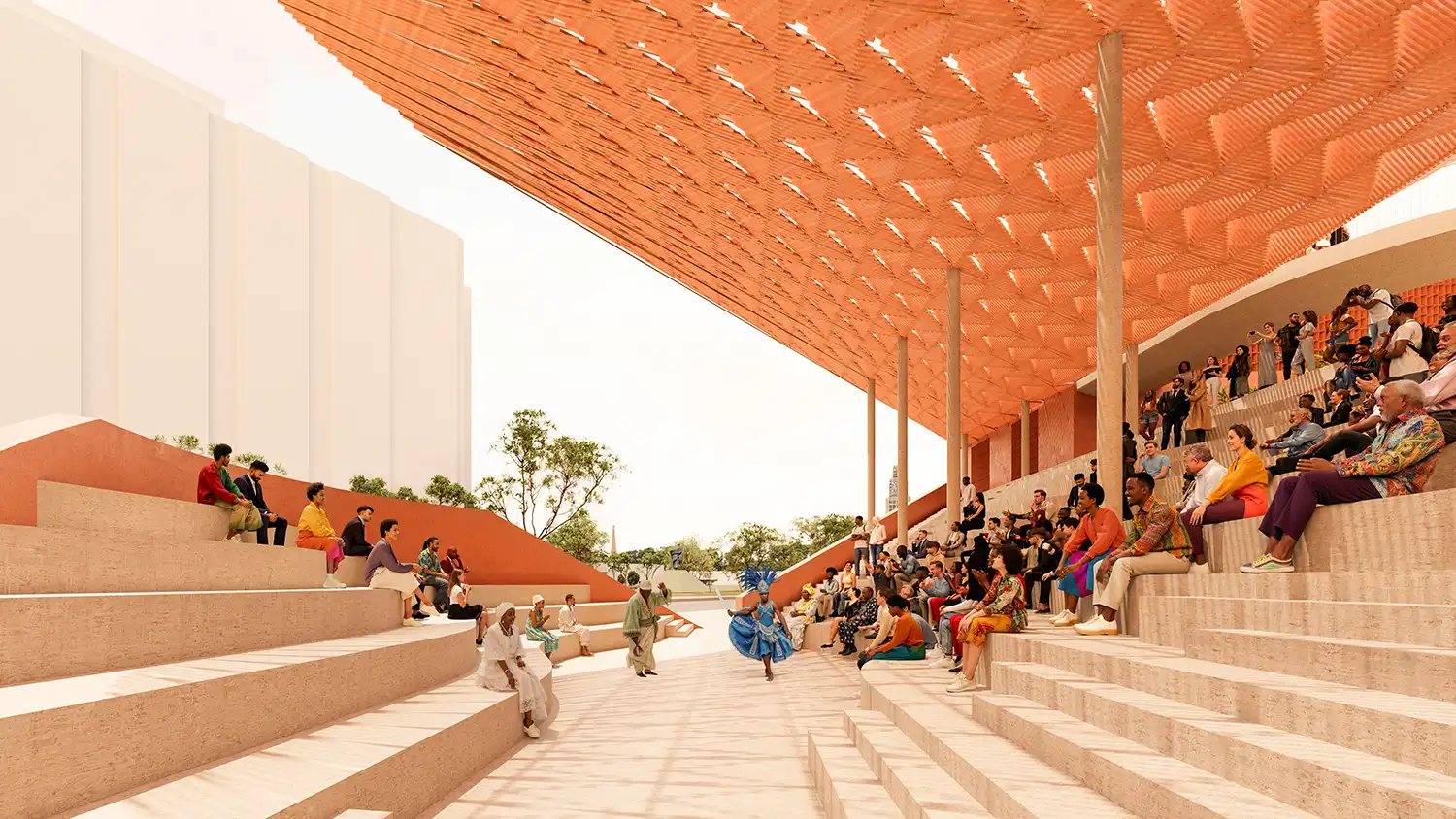Kéré Architecture Reveals Major Rio de Janeiro Public Library Design