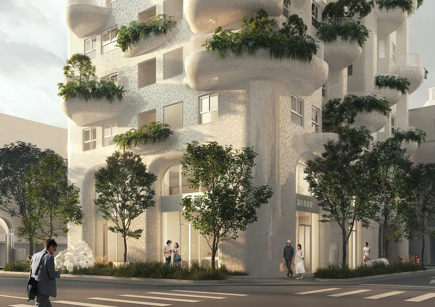 MVRDV’s ‘The Island’: Taichung Green Tower with Gaudí-Inspired Facade