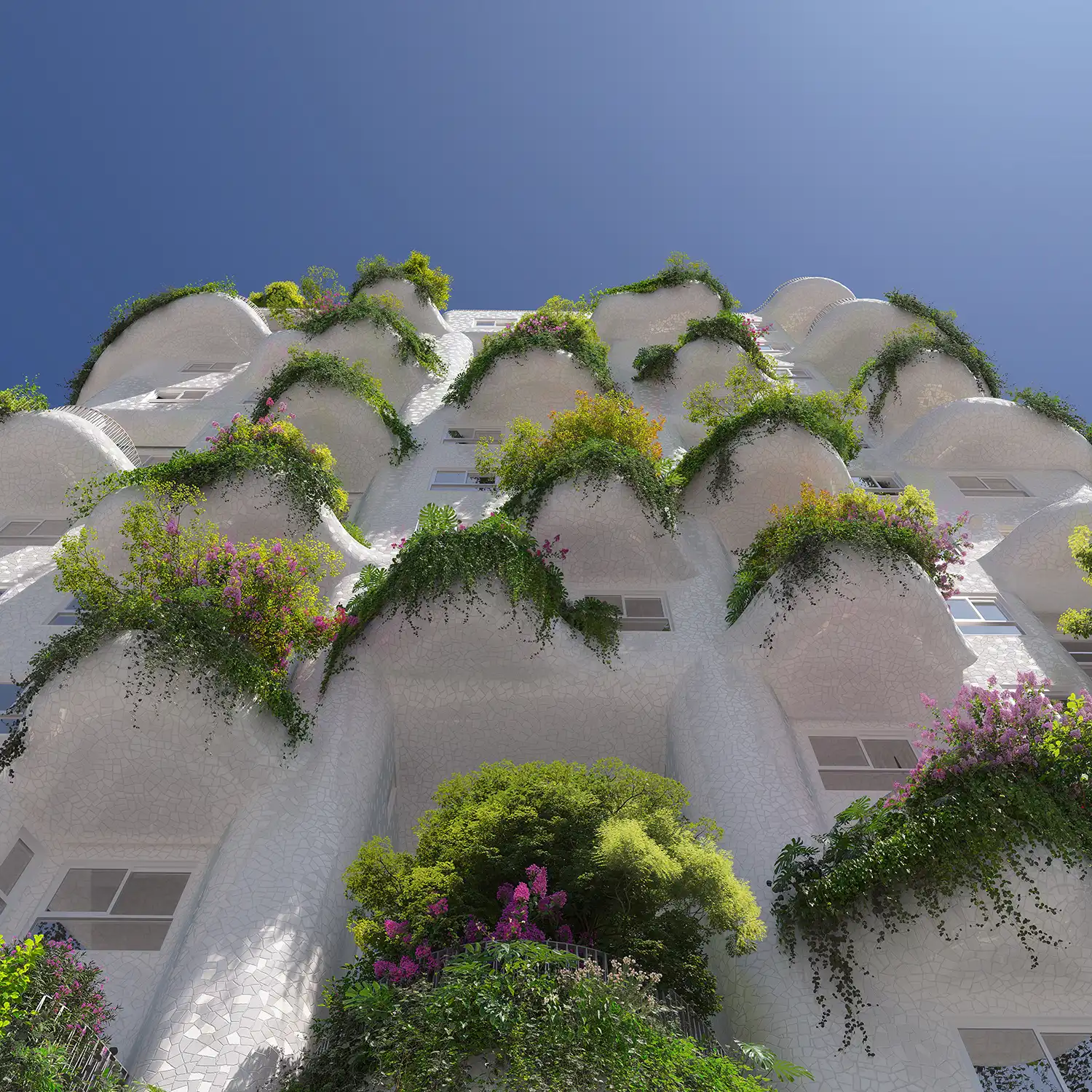 MVRDV’s ‘The Island’: Taichung Green Tower with Gaudí-Inspired Facade