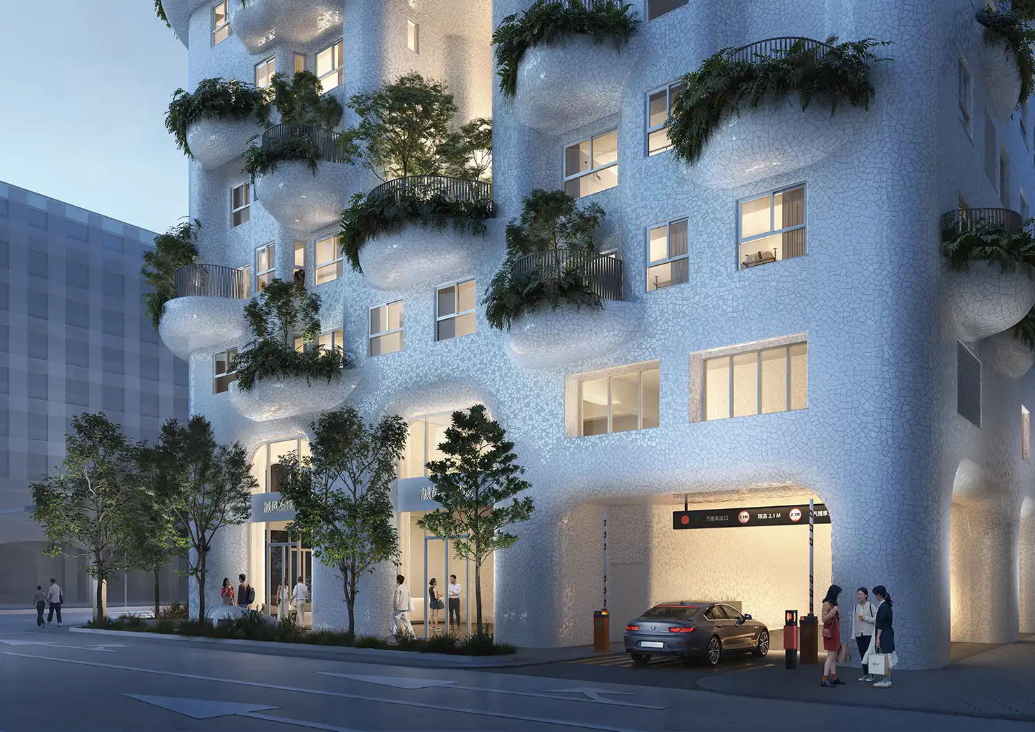 MVRDV’s ‘The Island’: Taichung Green Tower with Gaudí-Inspired Facade