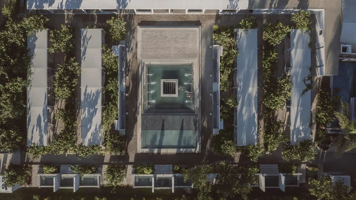 Pérez Gómez Designs Minimalist Hot Springs Garden in Mexico