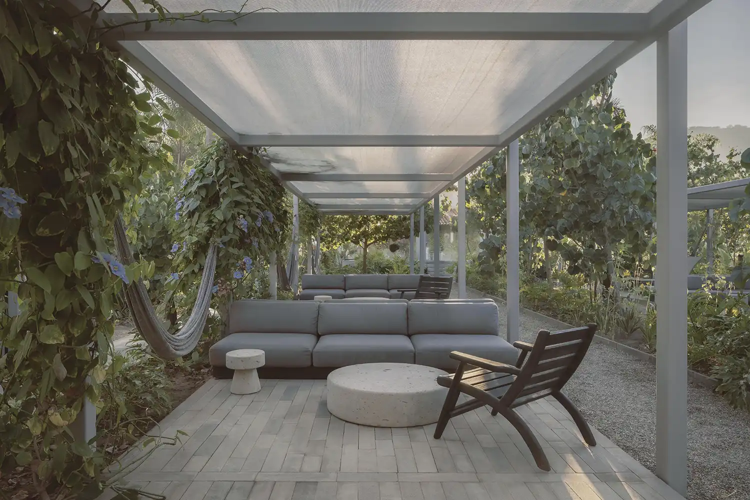 Pérez Gómez Designs Minimalist Hot Springs Garden in Mexico