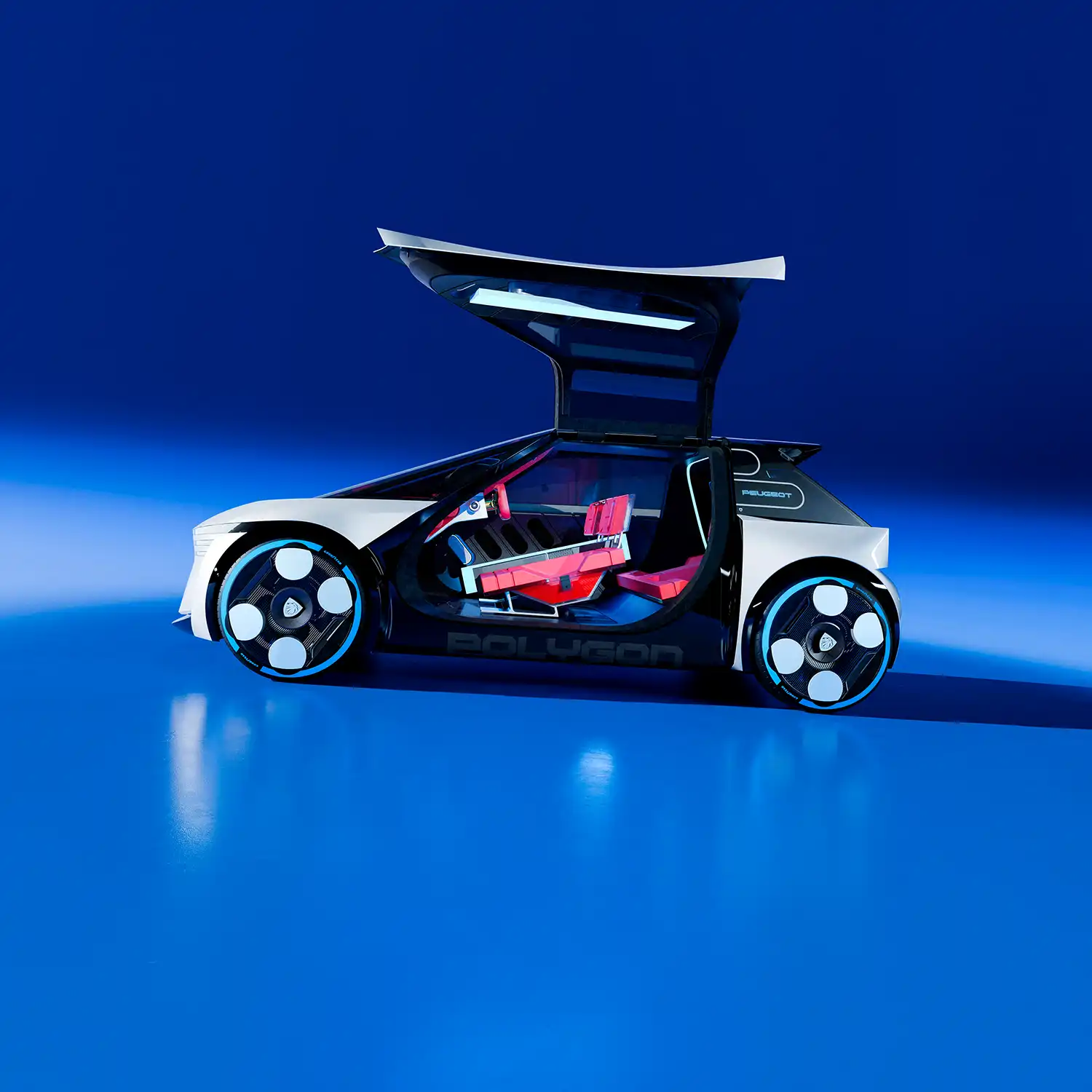 Peugeot Polygon Concept: Reinventing the Wheel with Hypersquare