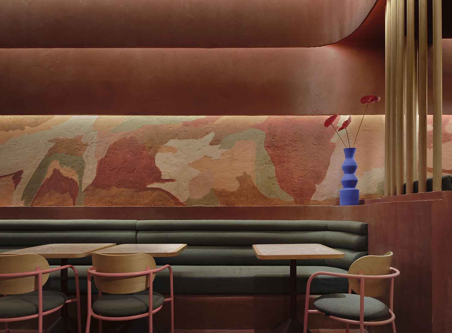 Terracotta Curves: Pablo Roig's Superchulo Madrid Restaurant Design