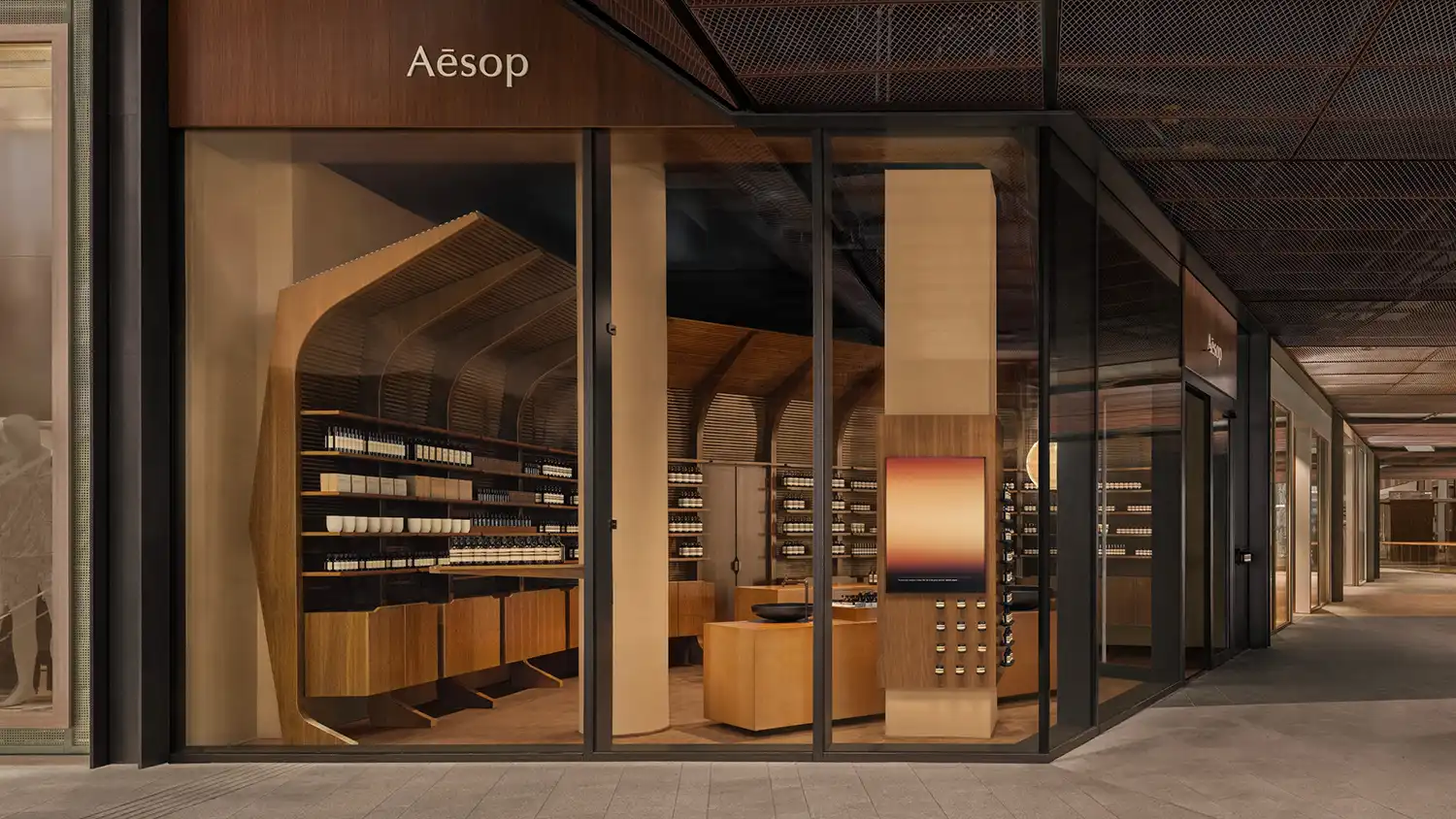 Aesop Überseequartier: Timber Boat Construction in Hamburg