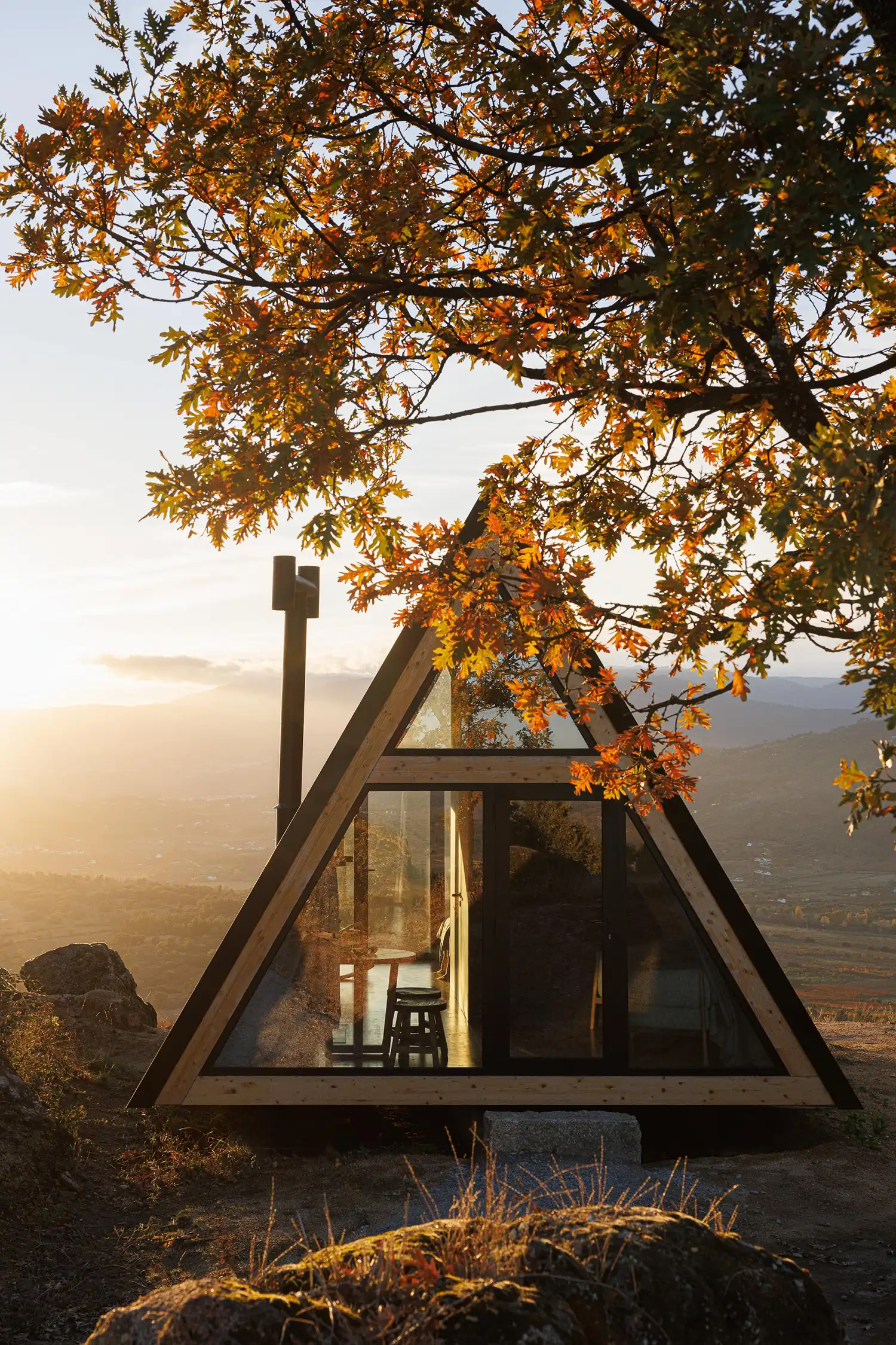 Filipe Pina Designs Modular Eco Mountain Shelters in Portugal