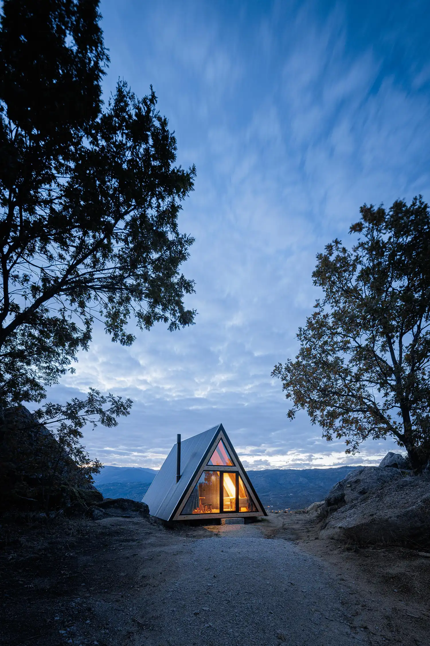 Filipe Pina Designs Modular Eco Mountain Shelters in Portugal
