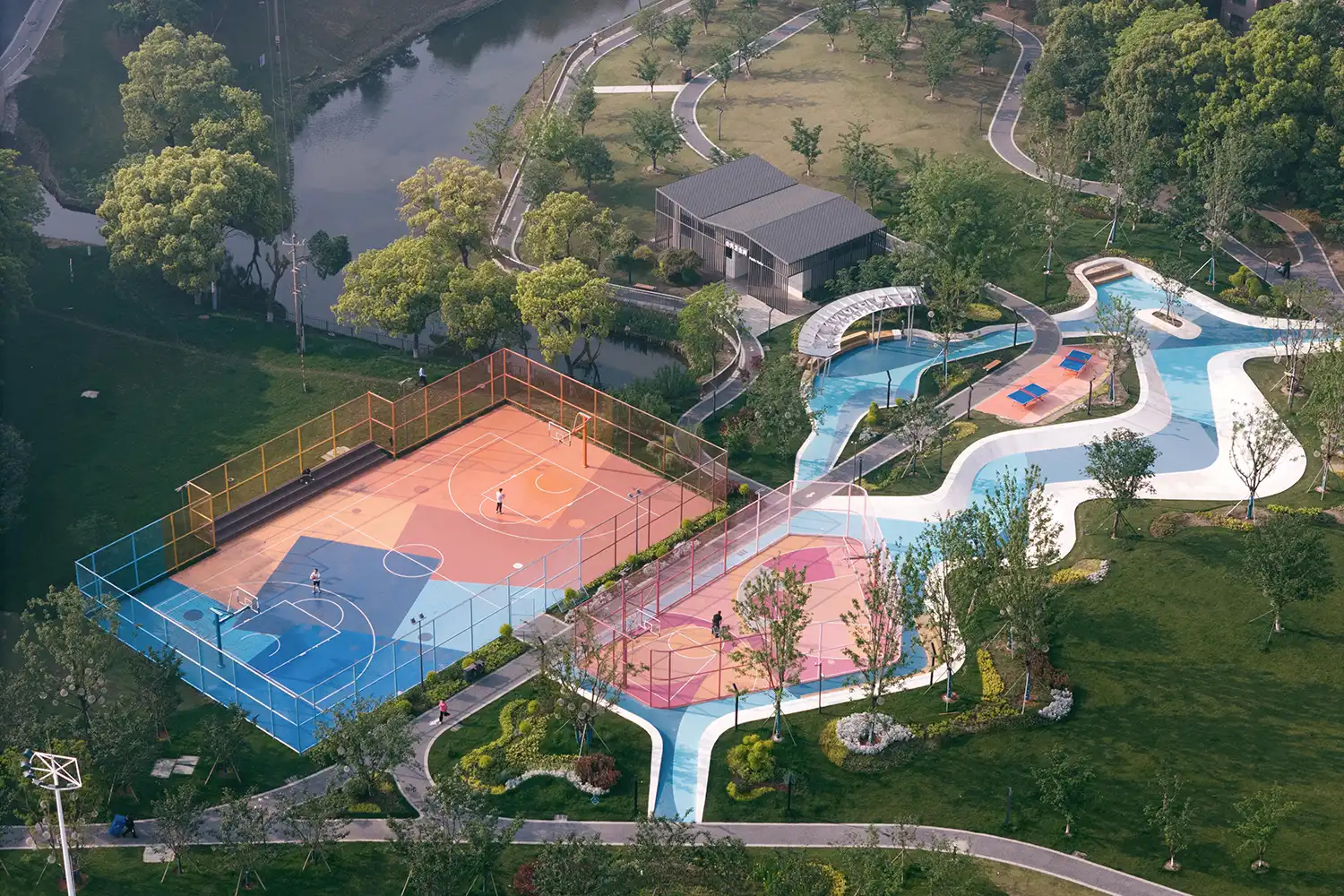  Opera Inspires SoBA's Fluid Suzhou Sports Park Design