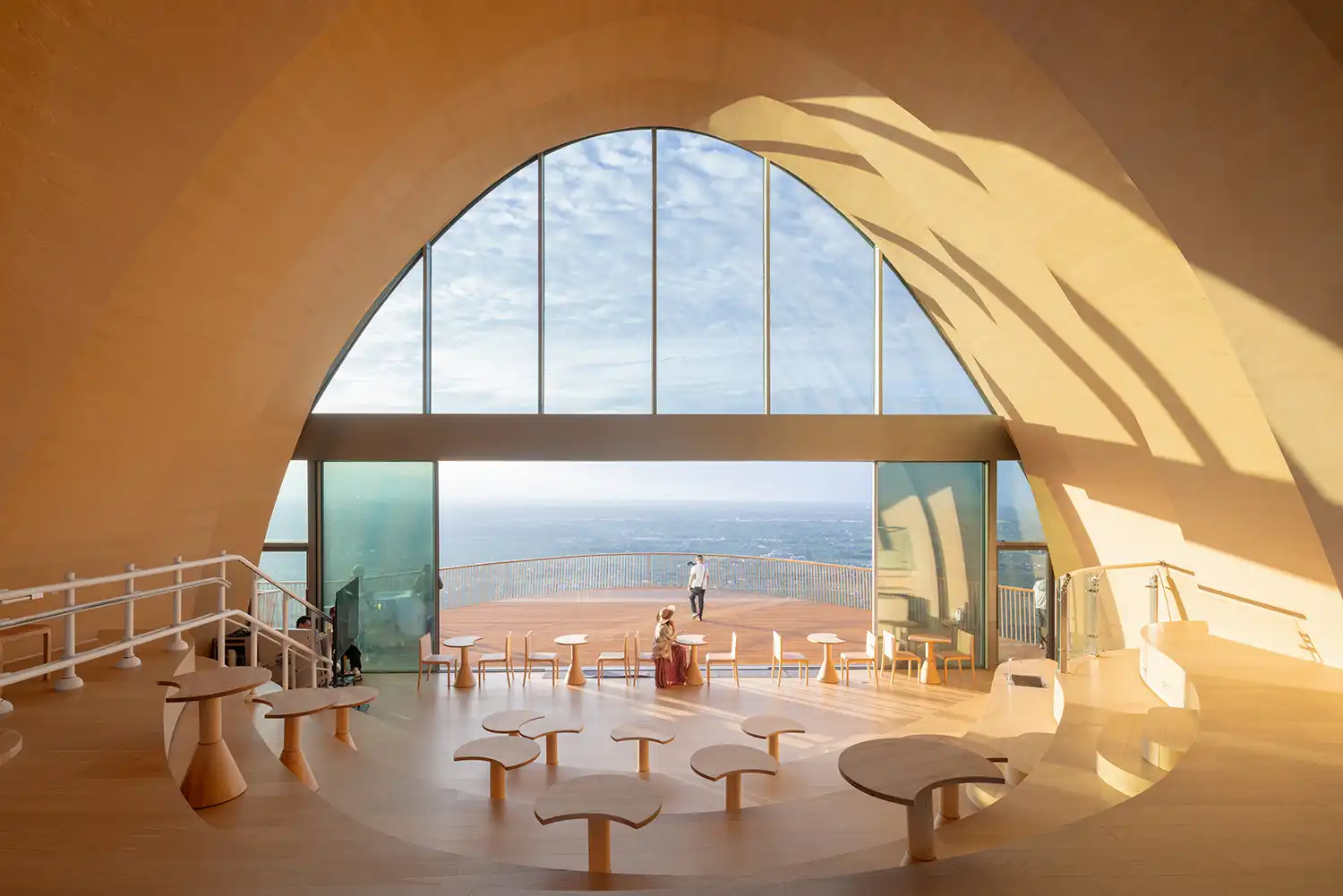 MVRDV's Pujiang Platform: Timber Viewpoint Recreates Hill in Chengdu