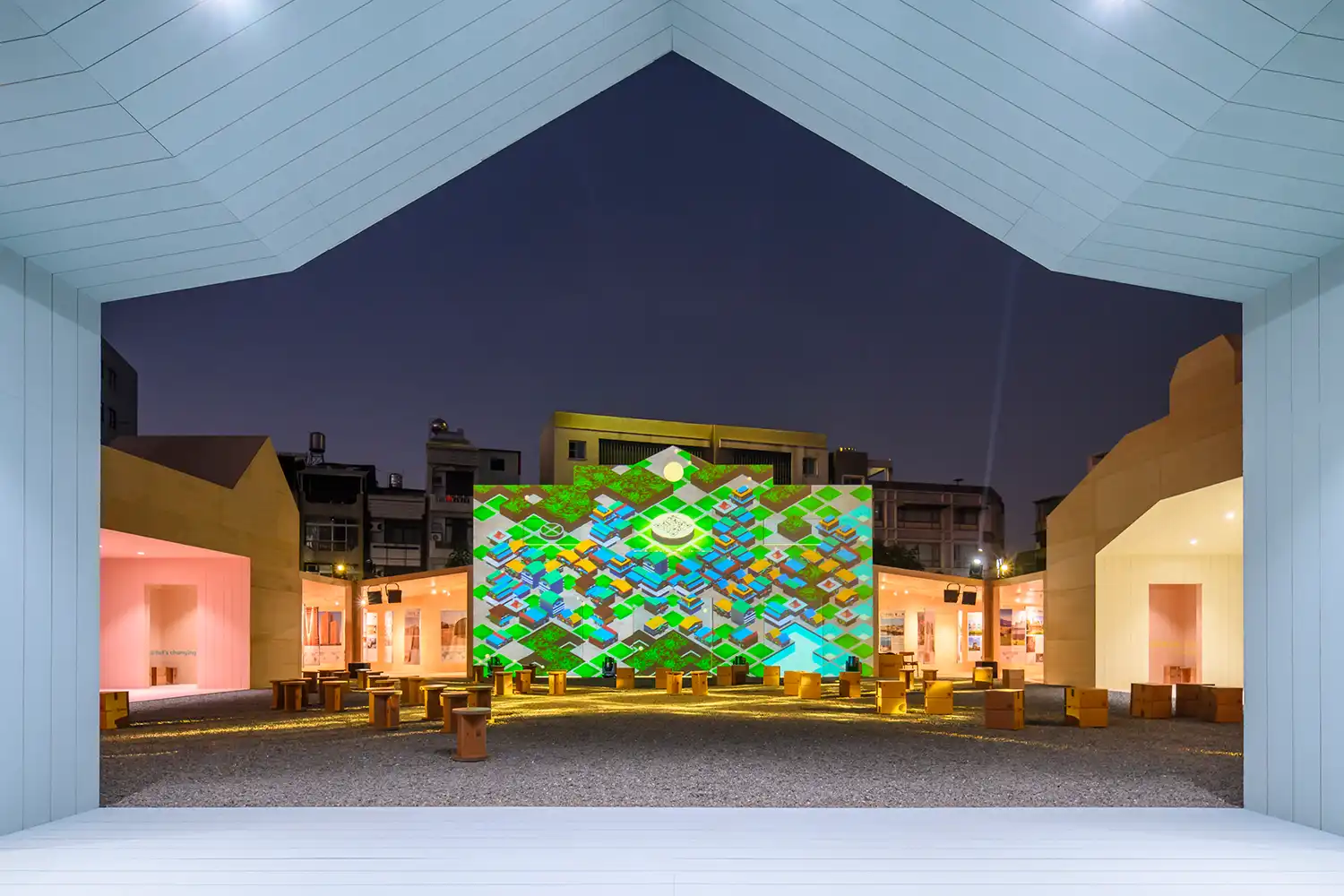 MVRDV Unveils Wooden Wonders Pavilion in Chiayi