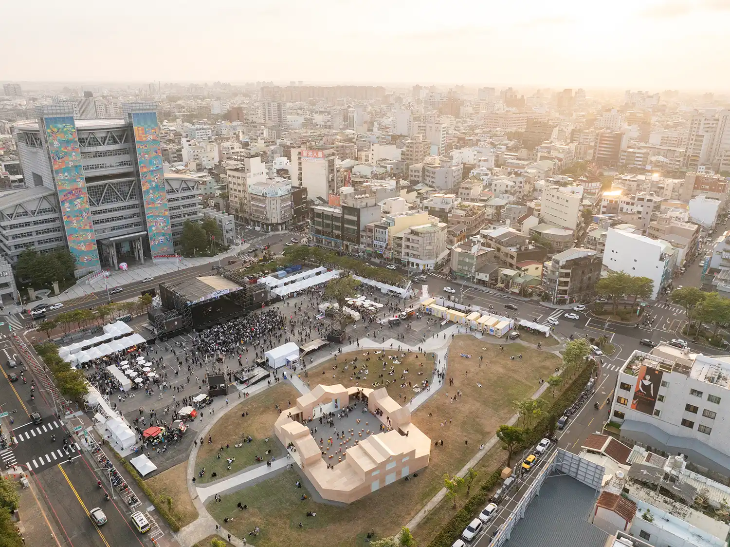 MVRDV Unveils Wooden Wonders Pavilion in Chiayi