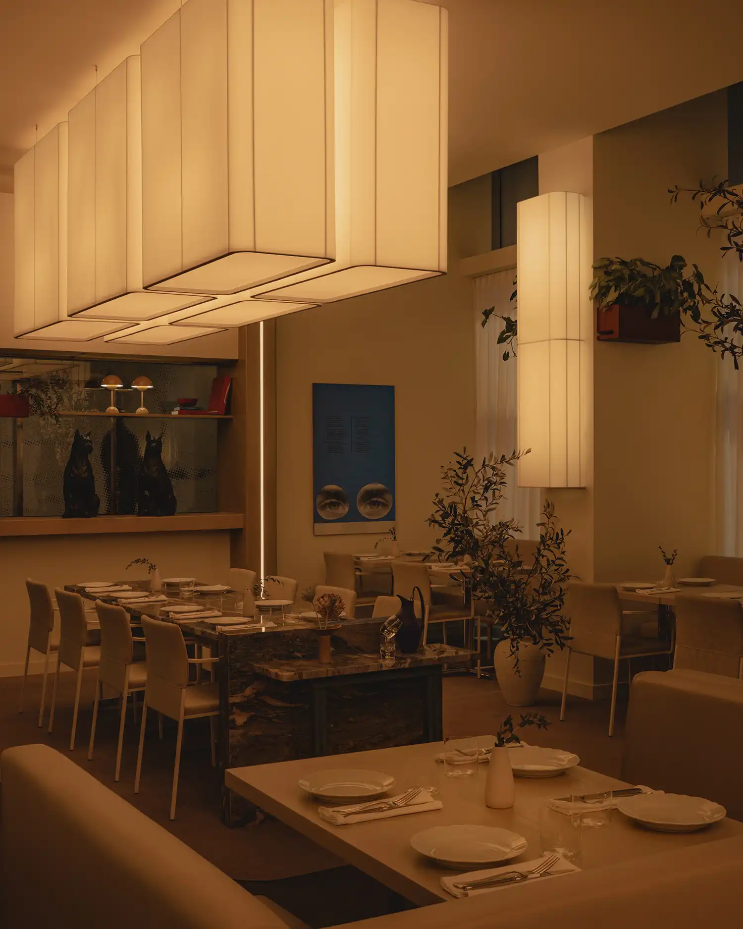 Olia Restaurant Edmonton: Ste Marie Studio Modern Classic Design