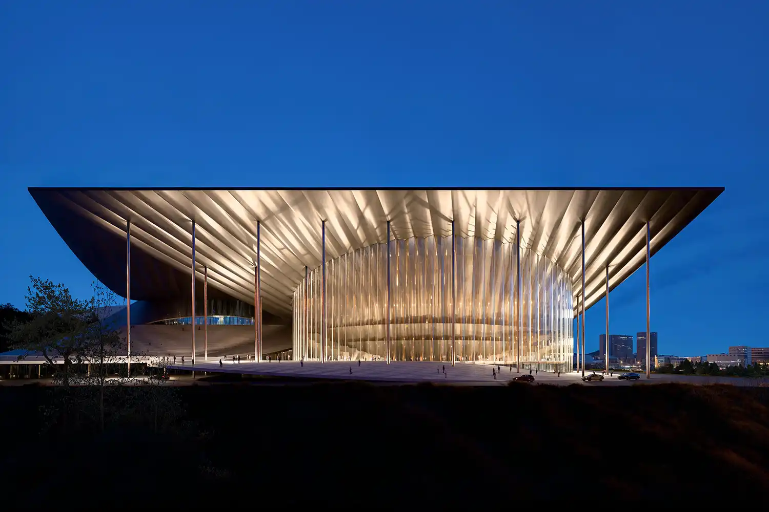BIG Designs Ulsan Performing Arts Venue With Sweeping Ribbon-Like Roofs