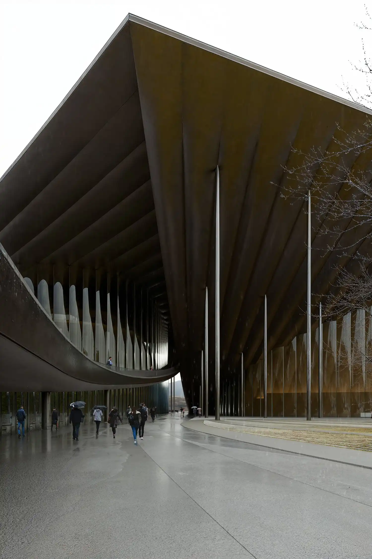 BIG Designs Ulsan Performing Arts Venue With Sweeping Ribbon-Like Roofs