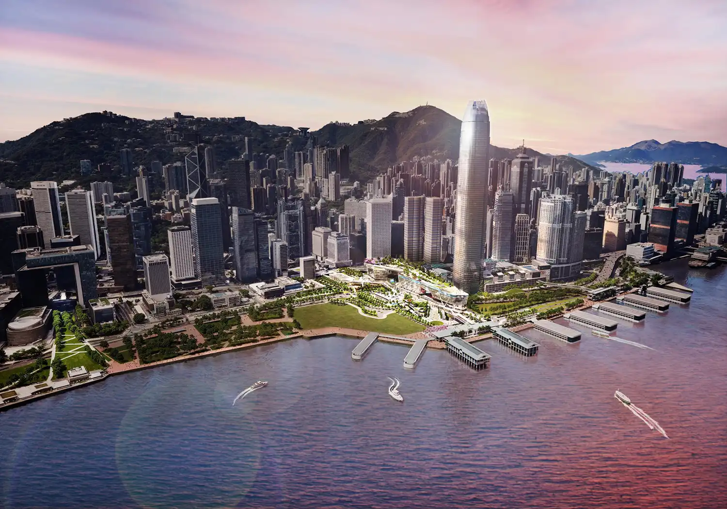 UNStudio Unveils Central Yards & Iconic Theatre in Hong Kong
