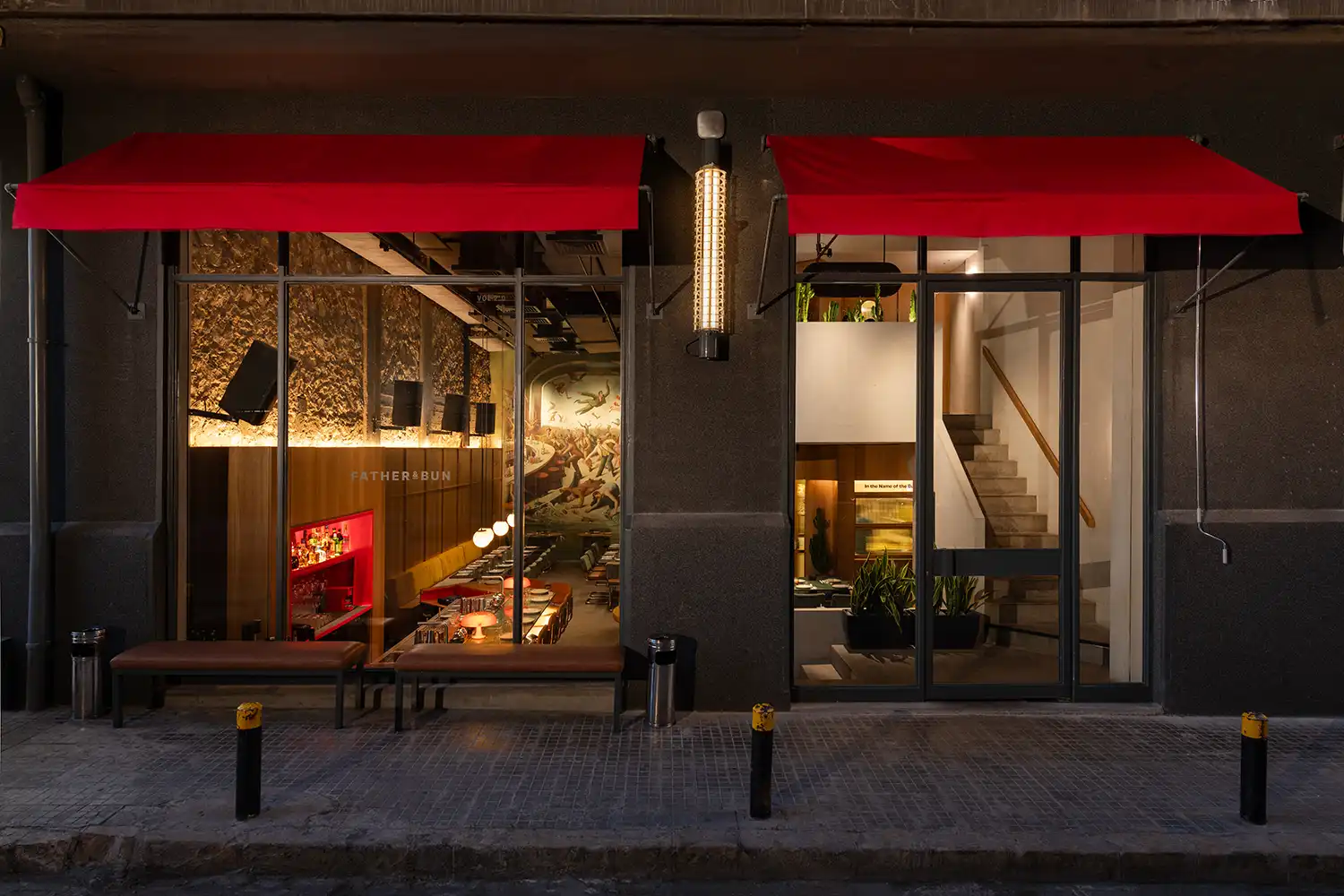 Father & Bun American Diner facade Beirut