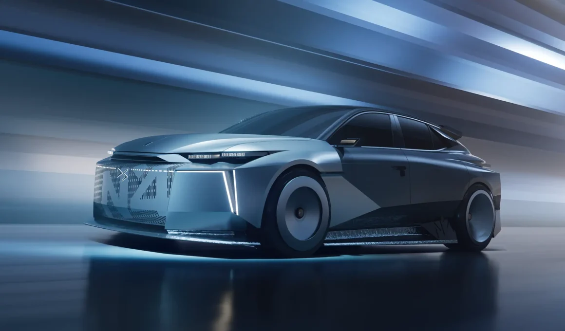 DS Taylor Made N°4 Concept in Liquid Titanium with Craft Titanium side skirts.