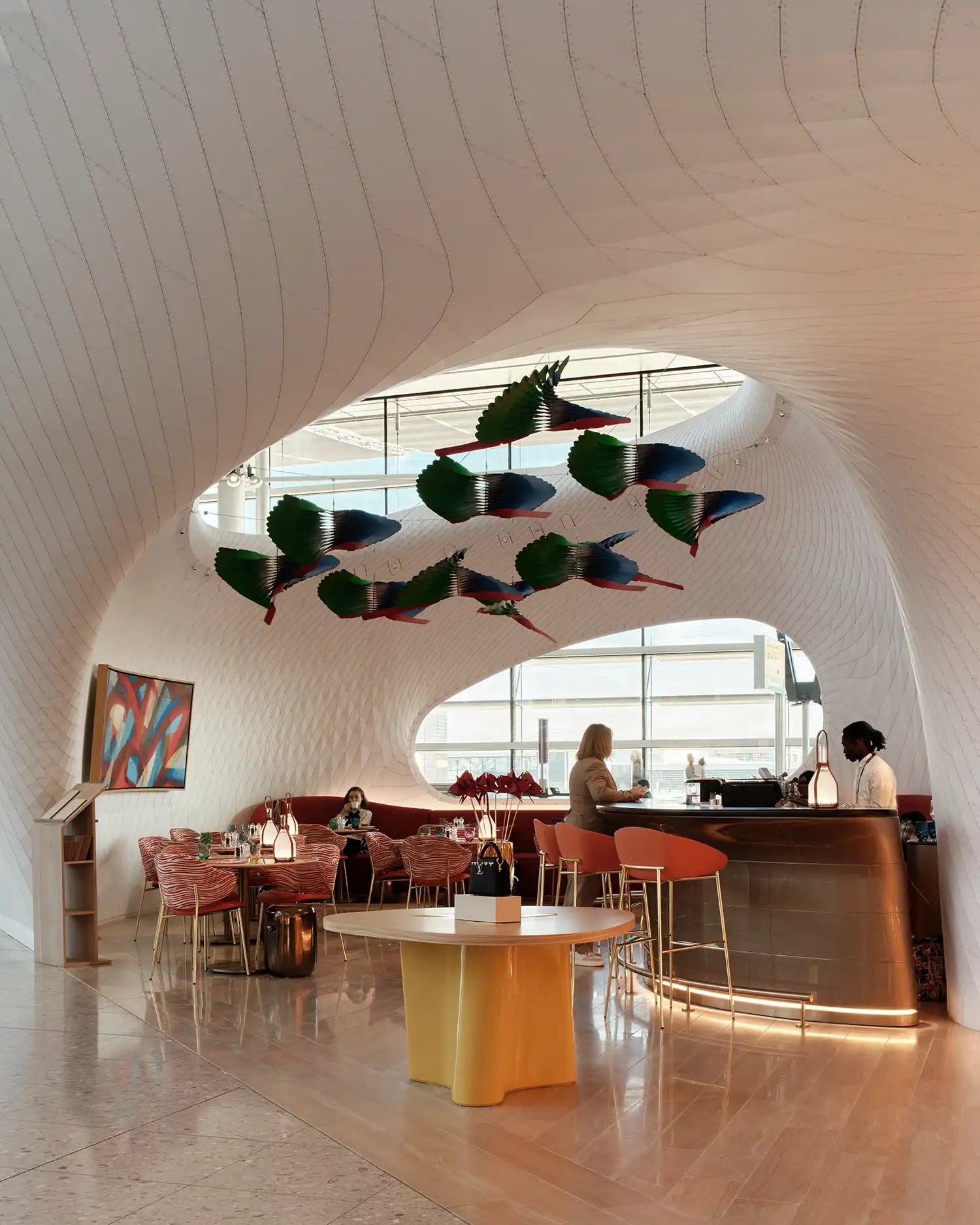 Le Café by Cyril Lignac Heathrow interior design