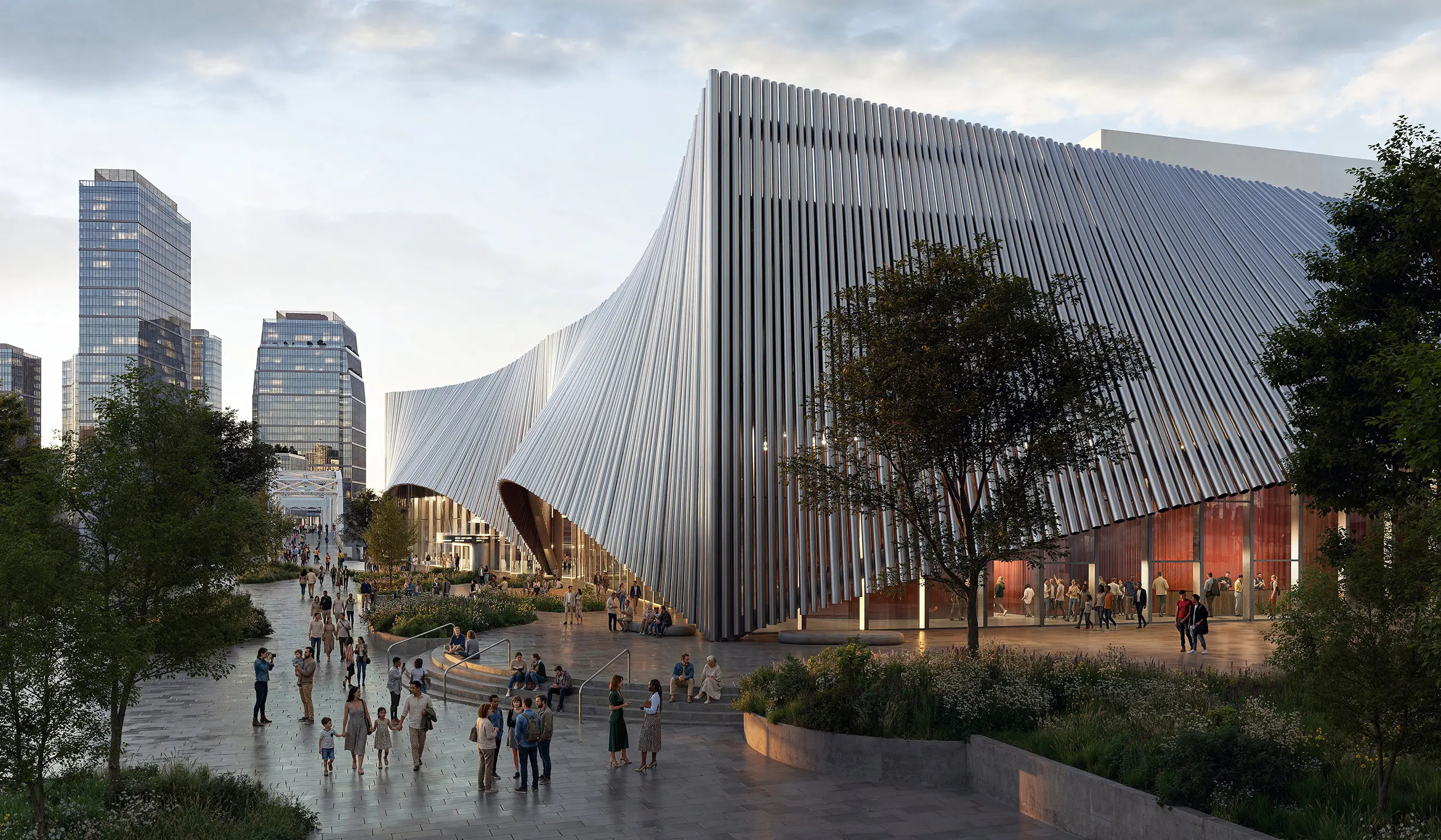 BIG Unveils Cascading “Urban Gateway” for Nashville’s Tennessee Performing Arts Center